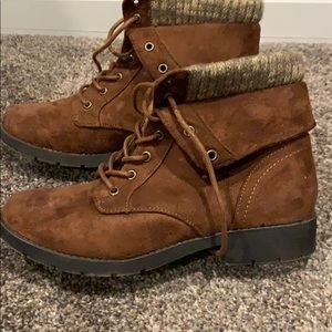 Brown boots